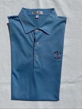NWOT Men’s Peter Millar Tailored Fit Harbour Town Golf Links Polo M